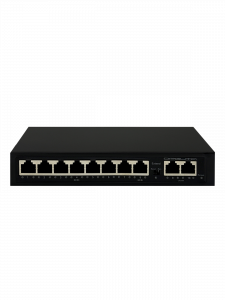 Коммутатор (свитч) на 8 POE ( 802.3af/at ) портов +2 Ethernet порта 100Mbs Орбита OT-VNP36